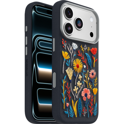 iPhone 17 Pro Symmetry Series Cactus Leather Embroidery Case