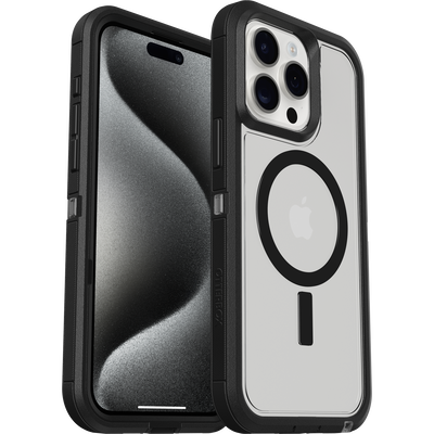 iPhone 15 Pro Max Defender Series XT Clear Case for MagSafe